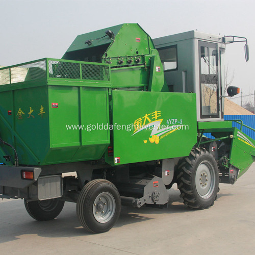 corn maize cutting harvester machine